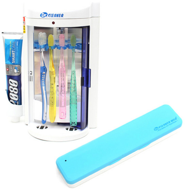 닥터크리너 칫솔살균기 가정용 DR-21 + 휴대용 BIO-701 세트, 가정용 DR-21, 휴대용 BIO-701