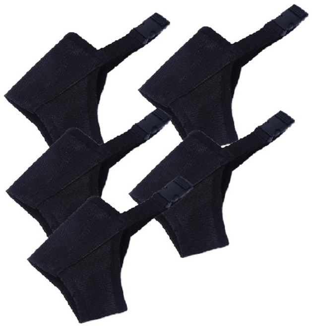 아리코 고양이와 강아지 마우스피스 입마개 2호, 블랙, 5개