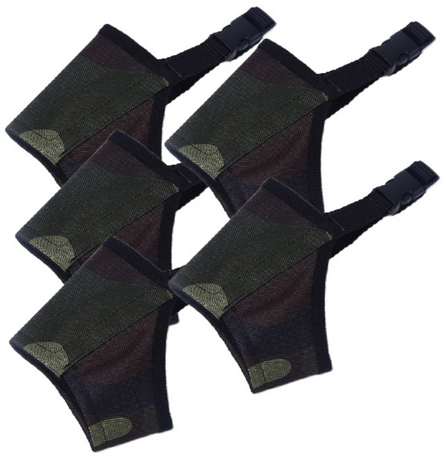 아리코 고양이와 강아지 마우스피스 입마개 2호, 밀리터리, 5개