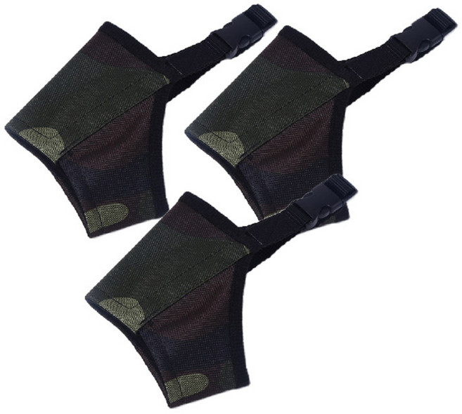 아리코 고양이와 강아지 마우스피스 입마개 2호, 밀리터리, 3개