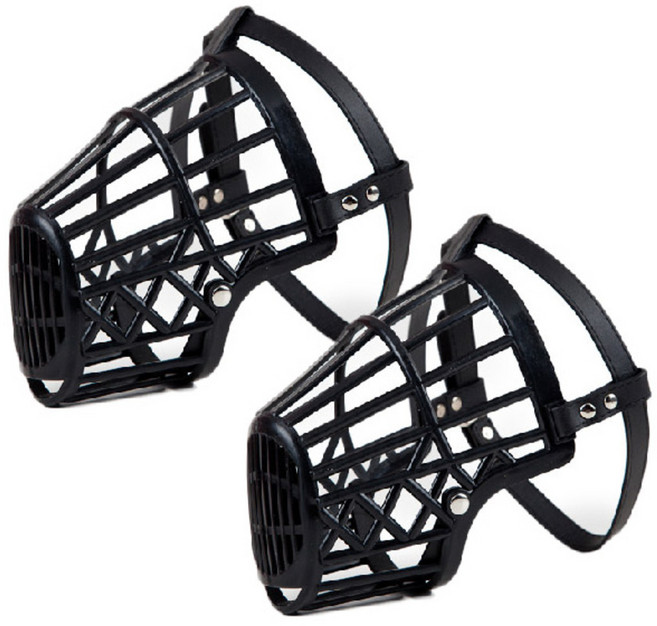 아리코 고양이와 강아지 입커버 2호, 블랙, 2개