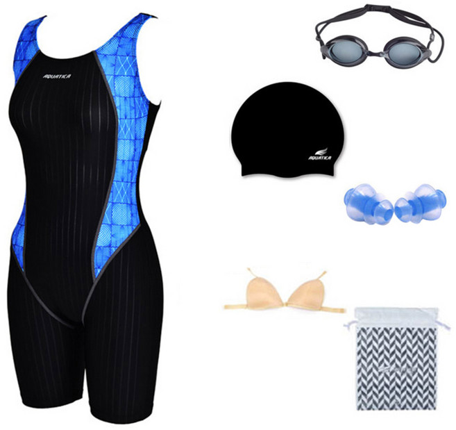 아쿠아티카 여성용 5부 반전신 수영복 AQA49250 일반용 6종세트