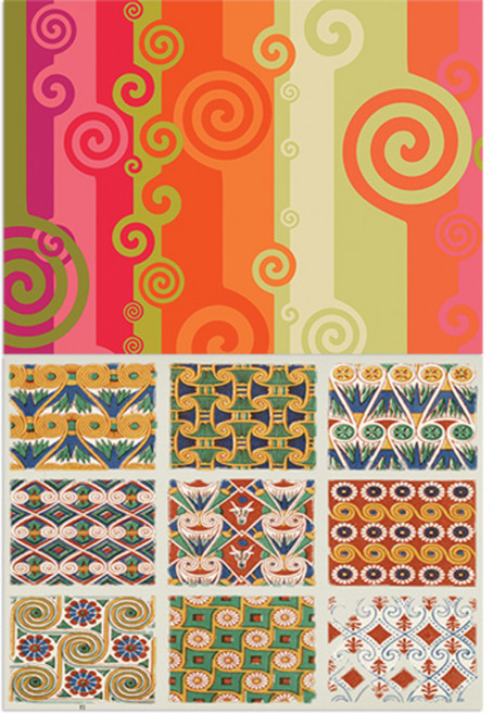 로엠디자인 실리콘 식탁매트 바람1 + 카펫트1, 혼합 색상, 385 x 285 mm, 두께 1mm, 1개