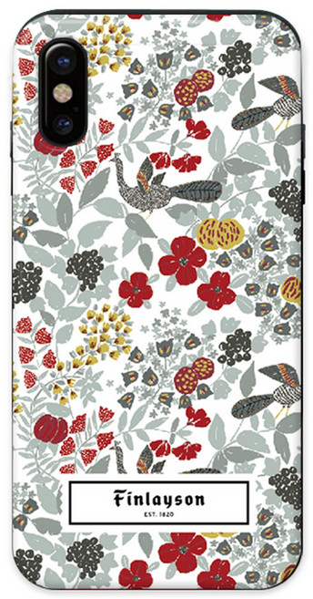 핀레이슨 플라워 슬라이드 카드 범퍼 휴대폰 케이스 쿠코