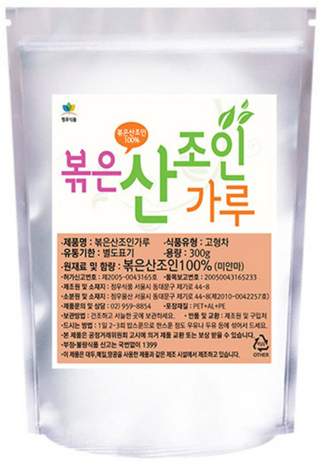 정우당 볶은 산조인 가루, 300g, 1개