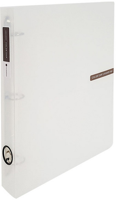 에코청운 칼라칩 D링 바인더 3cm A4 3공, 투명, 1개