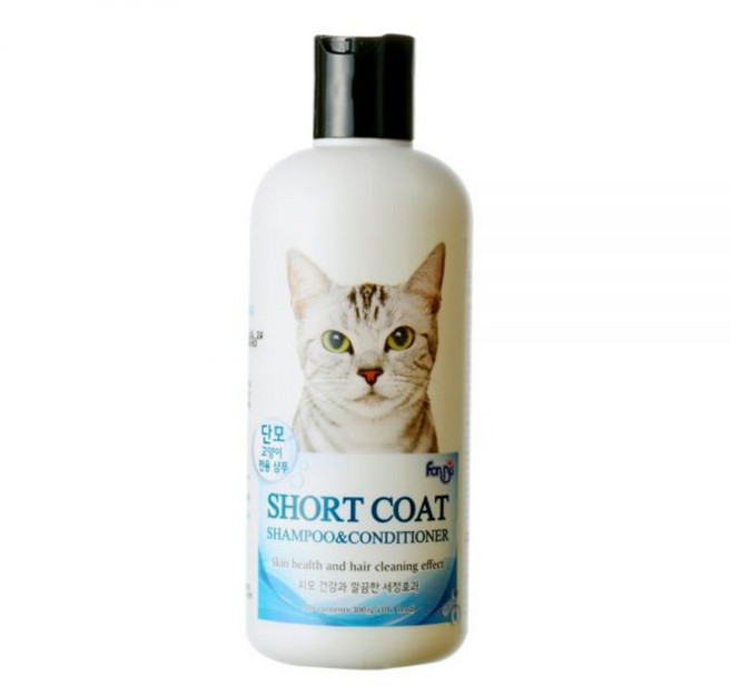 포비스 단모 고양이 전용 샴푸, 300ml, 1개