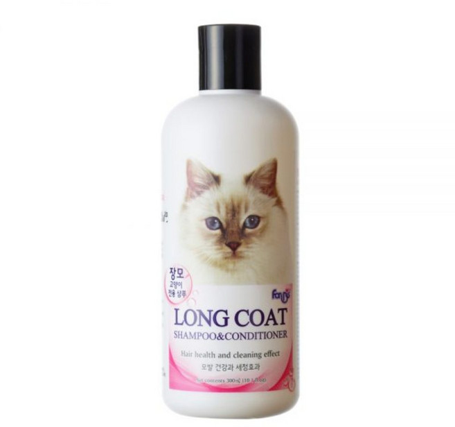 포비스 장모 고양이 전용 샴푸, 300ml, 1개