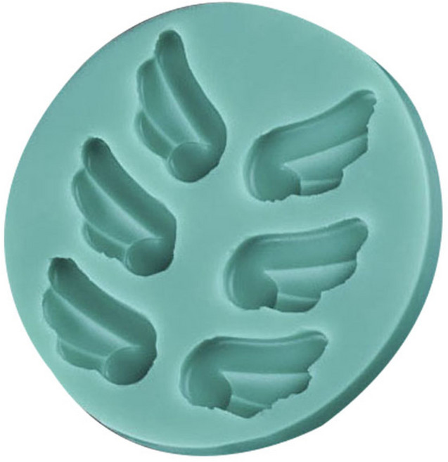 케이지 날개 6구 실리콘 수제 몰드, 랜덤 발송