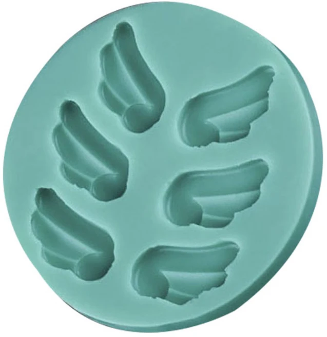 케이지 날개 6구 실리콘 수제 몰드, 랜덤 발송 - 쿠팡