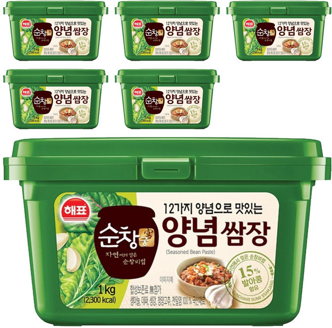 순창궁 12가지 양념으로 맛있는 양념쌈장, 1kg, 6개