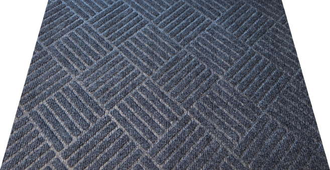 핀숲 미끄럼방지 현관 매트, 회색, 1개