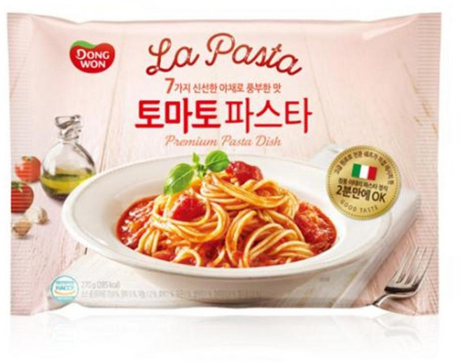동원 La Pasta 토마토 파스타, 270g, 1개