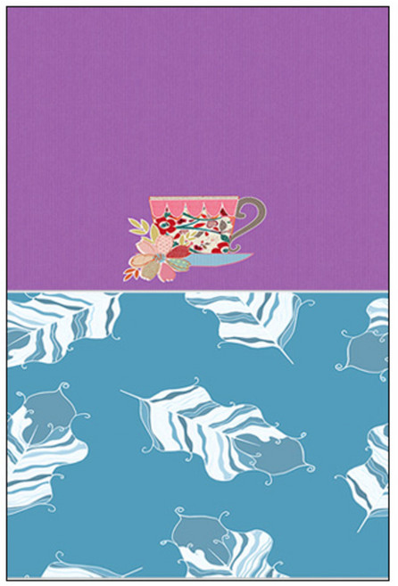 LoemDesign 실리콘 식탁매트 차한잔 + 깃털, 깃털(민트), 385 x 285 mm, 두께 1mm, 1개