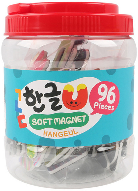 자석나라 소프트 자석글자 한글, 1개, 96피스