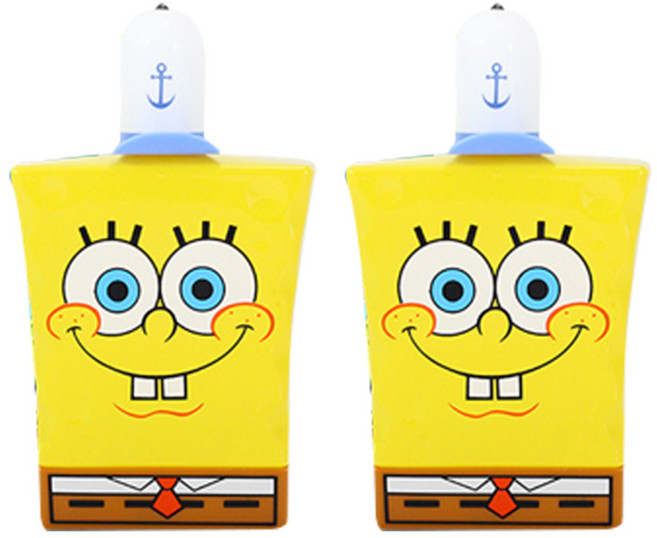 쁘띠보떼 스펀지밥 5종 선물세트, 1세트, 오 드 뚜왈렛 100ml x 2p + 쇼핑백 랜덤 발송 2p + Thank you 카드 2p + 리본 2p + 접착 테이프 2p, 100ml