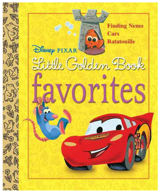 Disney-Pixar Little Golden Book Favorites: Finding Nemo Cars Ratatouille Hardback, Disney Books for Young Readers