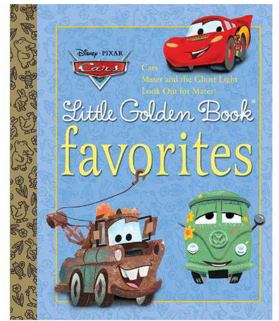Cars Little Golden Book Favorites Hardback, Disney Books for Young Readers