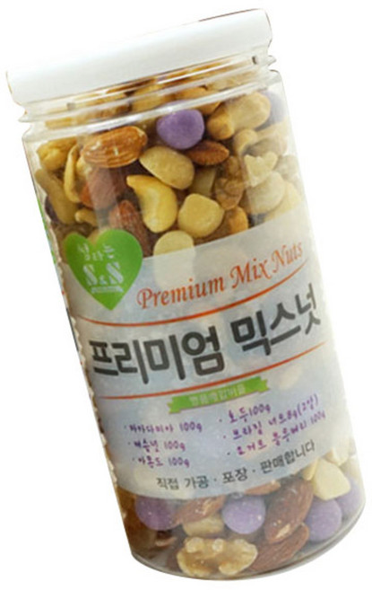 썸앤썸푸드 프리미엄 믹스넛, 508g, 1개