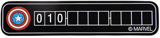 마블 히어로 논슬립 주차알림판, 캡틴아메리카1, 1개