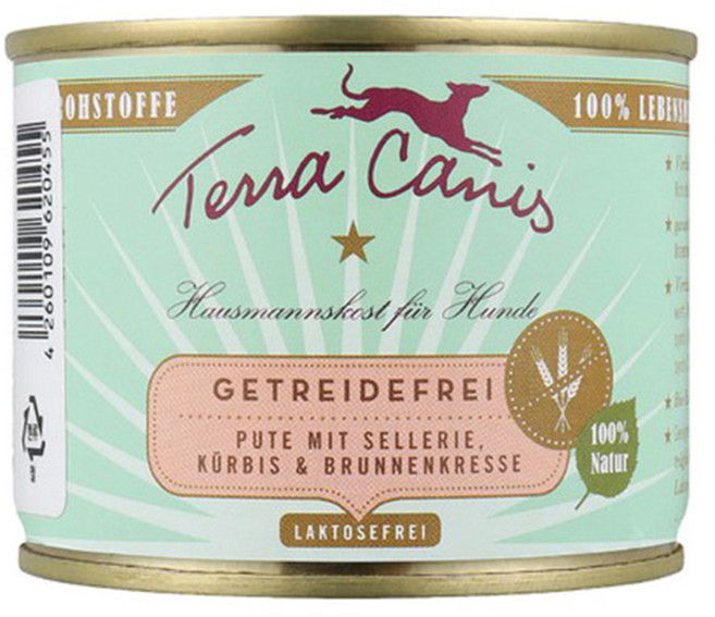 테라카니스 강아지용 그레인프리 습식사료, 칠면조, 200g, 1개