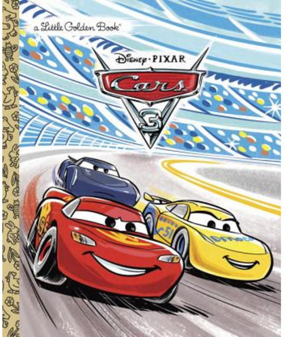 Cars 3 Little Golden Book (Disney/Pixar Cars 3) Hardcover, Random House Disney