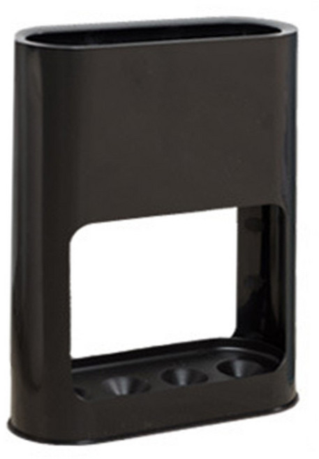 블럭마트 스탠드 현관 우산꽂이 정리함, 1개, 블랙