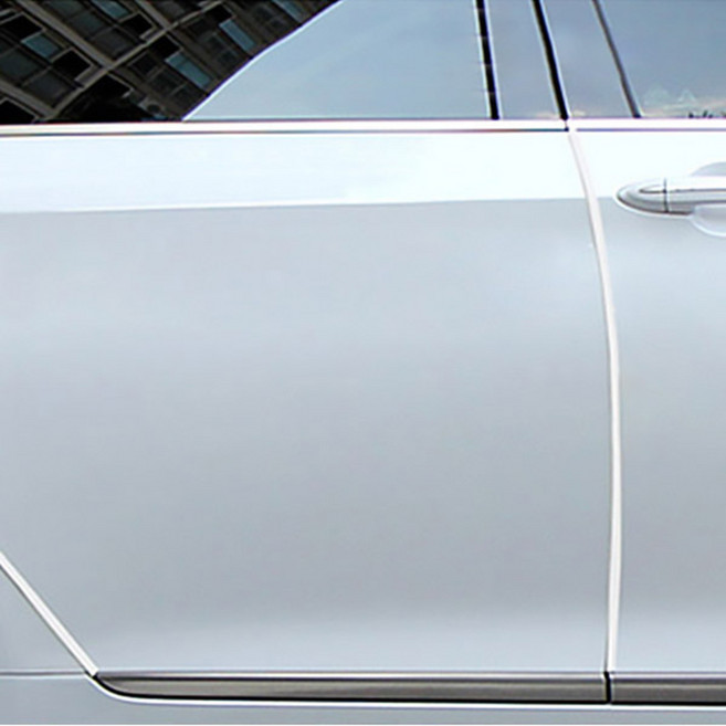 카템 스테인레스 도어 엣지 몰딩 가드 10m + 고무 망치, 화이트, 1세트