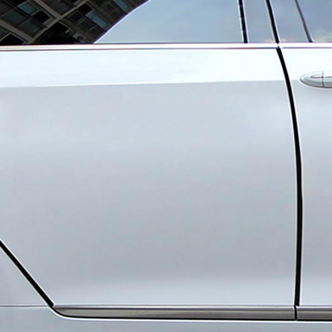 카템 스테인레스 도어 엣지 몰딩 가드 CT009 + 고무 망치, 블랙, 1세트