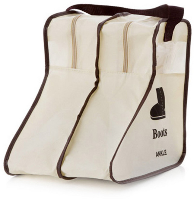 마켓감성 부츠 보관가방 베이지 S, 1개입, 1개