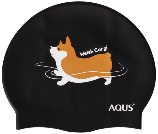 아쿠스 실리콘 수모 웰시코기 AC1803, 블랙, 1개