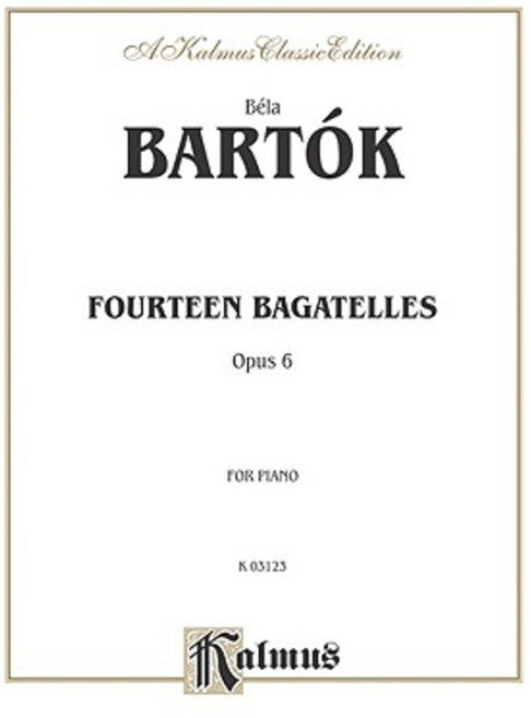 14 Bagatelles Op. 6 Paperback, Alfred Music