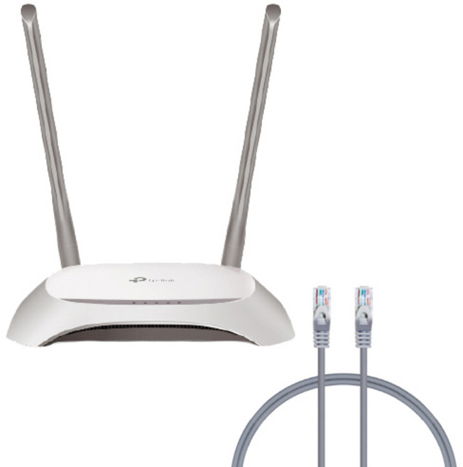티피링크 공유기 TL-WR840N + 랜선 CAT5.E 20M, TL-WR840N, CAT5.E 20M(G), 1개