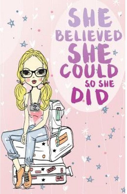 She Believe She Could So She Did Modern Fashion Women Journal Paperback, Createspace Independent Publishing Platform