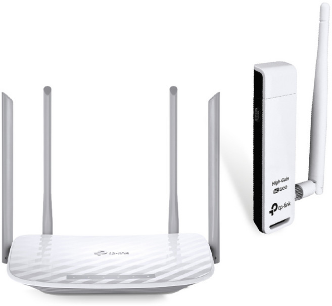 티피링크 ARCHER C50 + 무선랜카드 ARCHER T2UH, ARCHER C50, ARCHER T2UH, 1개