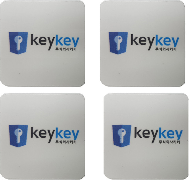 키키 도어락 범용 호환 스티커키, 4개