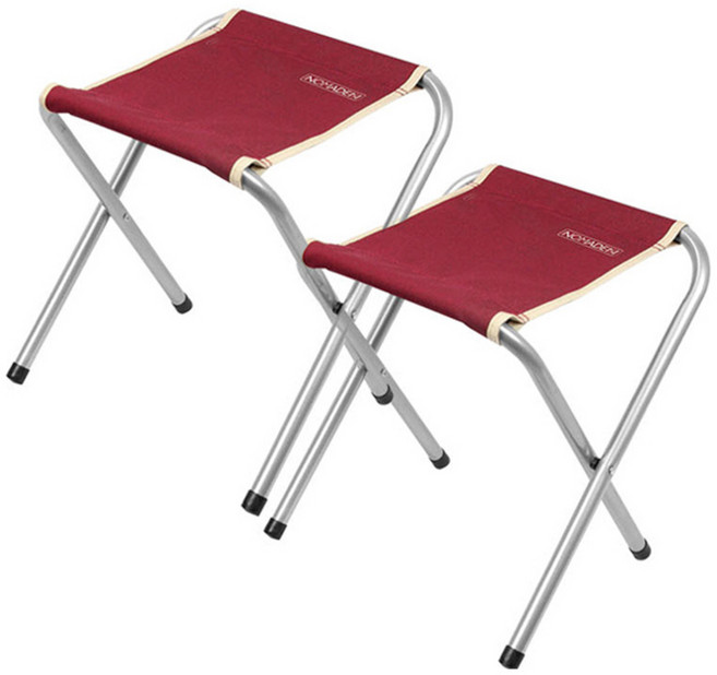 노마드 캠핑 BBQ 미니 체어세트, 버건디, 1세트