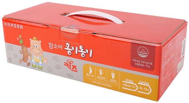 함소아 홍키통키 키즈 홍삼, 1개