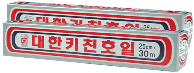 DaiHanWellbeingAluminiumFoilDish 廚房鋁箔紙, 30m, 2個