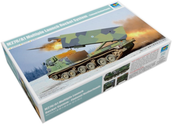 Trumpeter 1:35 M270/A1 Multiple Rocket 탑재 핀란드/네덜란드 프라모델, 1개