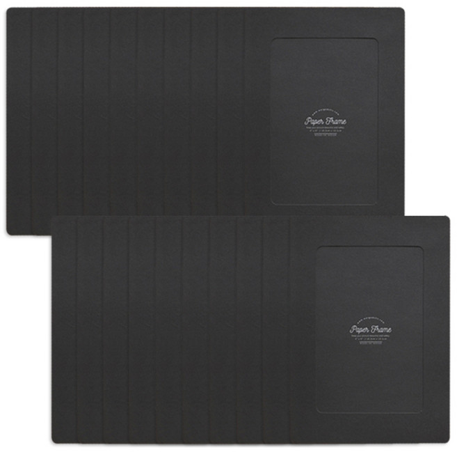 왈가닥스 페이퍼프레임 플레인 4x6, 블랙, 20개