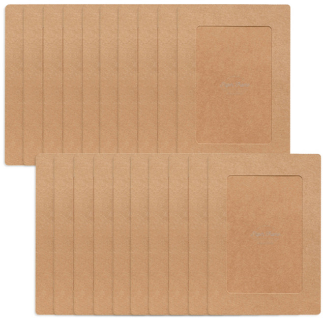 왈가닥스 페이퍼프레임 플레인, 크라프트, 20개