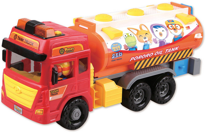 뽀로로 힘센 유조차 완구, 혼합색상, 1개