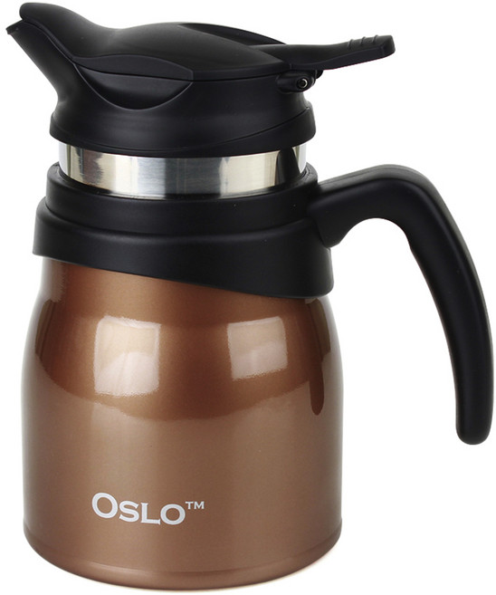 오슬로 피카 커피 티포트, 브라운, 800ml, 1개