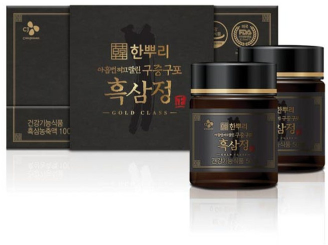 한뿌리 흑삼정, 2개, 50g