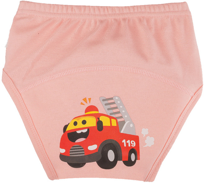아가짱 유아용 프랜들리 배변훈련팬티, 분홍색(소방차), 1개