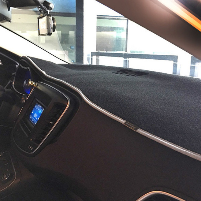 블랙라벨 펠트 라텍스 논슬립 대쉬보드커버 기아, 더뉴모닝 2017년~, 블랙 + 멜란지