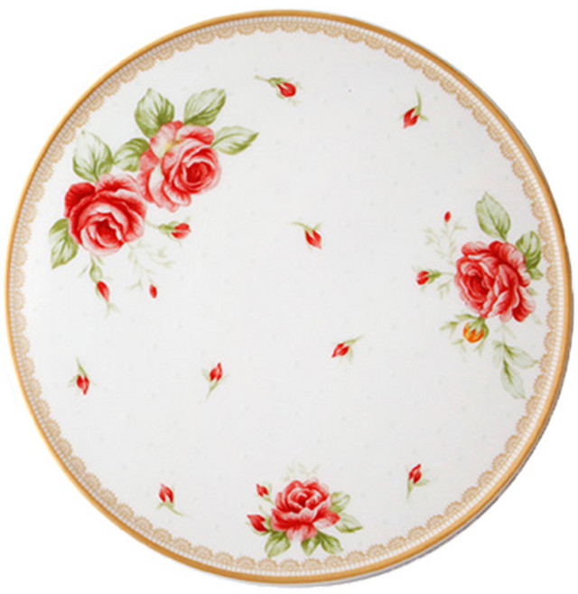 ZEN 더로즈 스탠드접시 16.5cm, 혼합 색상, 1개