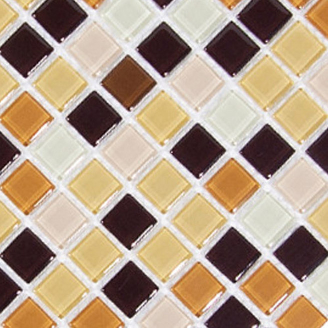 모어크리스탈 유리타일, MC807s 골드브라운 큐티믹스, 2개