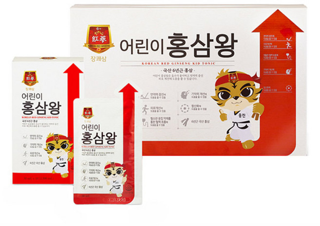 장쾌삼 어린이 홍삼왕 건강기능식품, 30ml, 30개